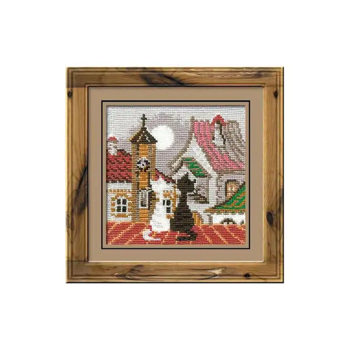 Cross Stitch Kit Riolis - CITY & CATS SPRING 611