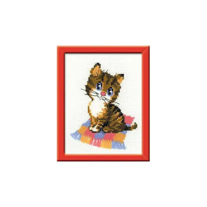 Cross Stitch Kit Riolis - KITTEN HB068