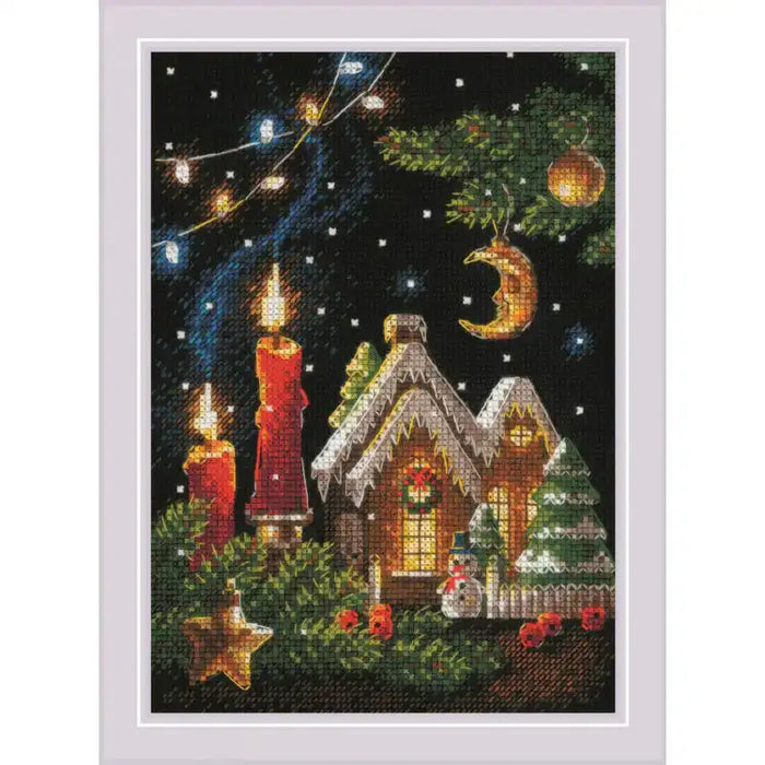Cross Stitch Kit Riolis - "GINGERBREAD TALE" 15X21 SR2165