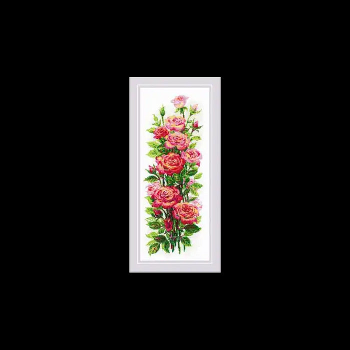 Cross Stitch Kit Riolis - JULY ROSES 20X50 SR2057
