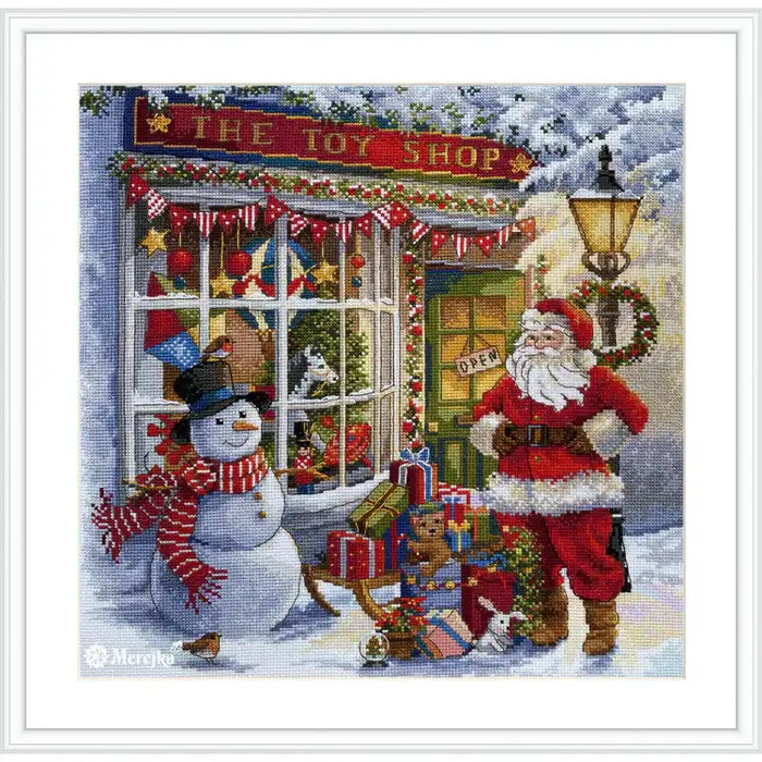 Cross Stitch Kit Merejka - "THE TOY SHOP" 30X30 SK213