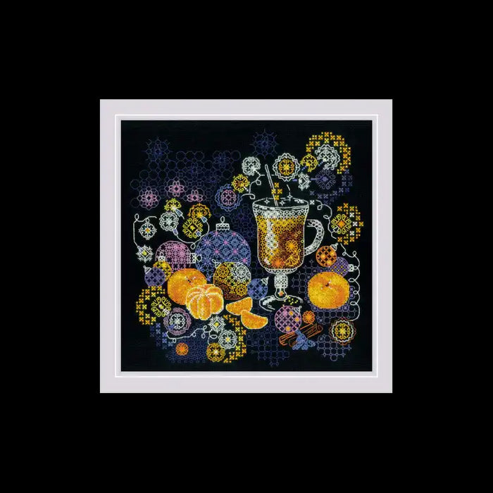 Cross Stitch Kit Riolis - ORANGE MOOD 30X30 SR2055