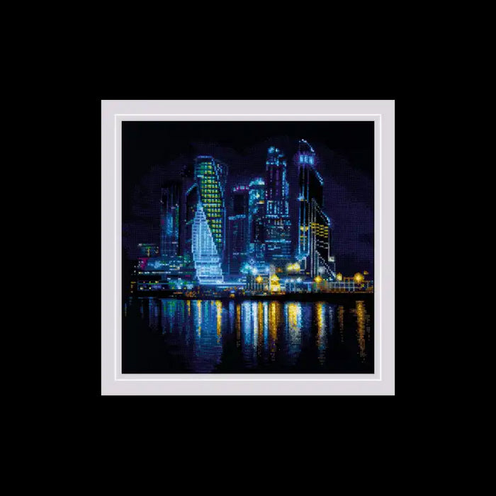Cross Stitch Kit Riolis - NIGHT CITY 30X30 SR2075