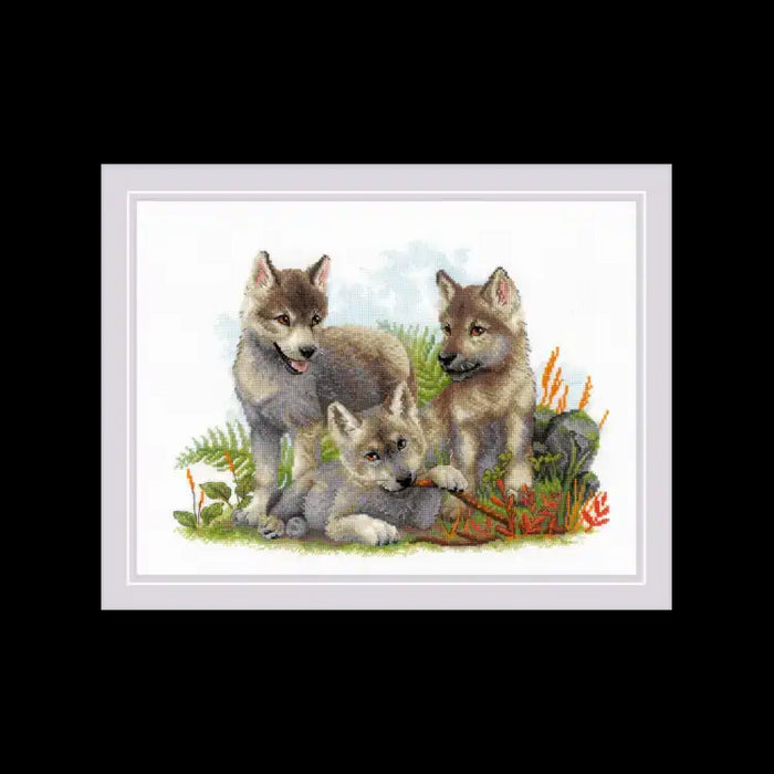 Cross Stitch Kit Riolis - SONS OF THE FOREST 40X30 SR2076