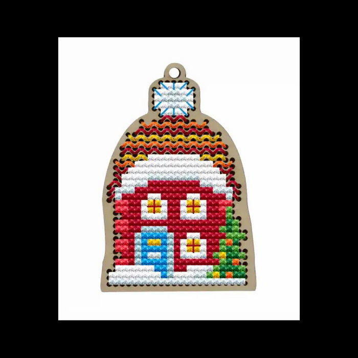 RED CHRISTMAS HOUSE KF022/92