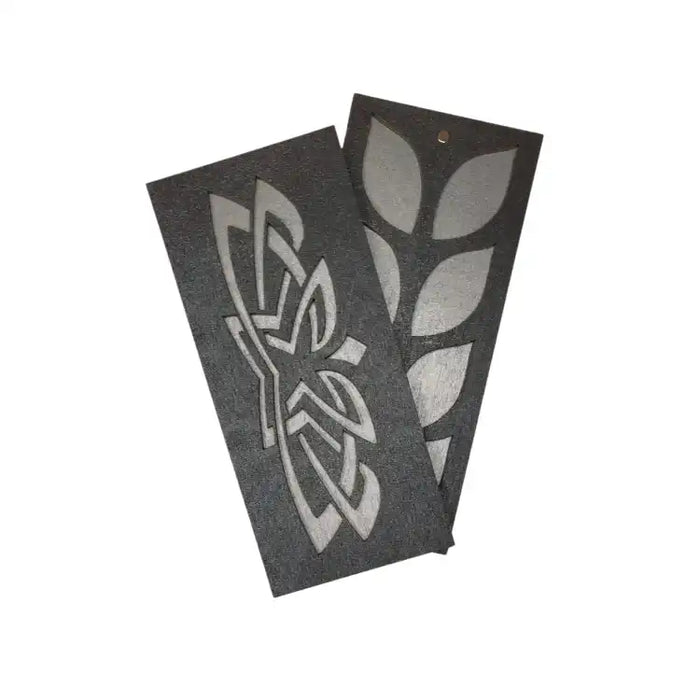 WOODEN BOX FOR BEADS "GREY PATTERN" (1 LEVEL) KF027/10-1