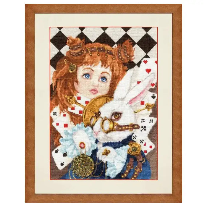 COUNTED CROSS STITCH KIT "ALICE" S/LS011
