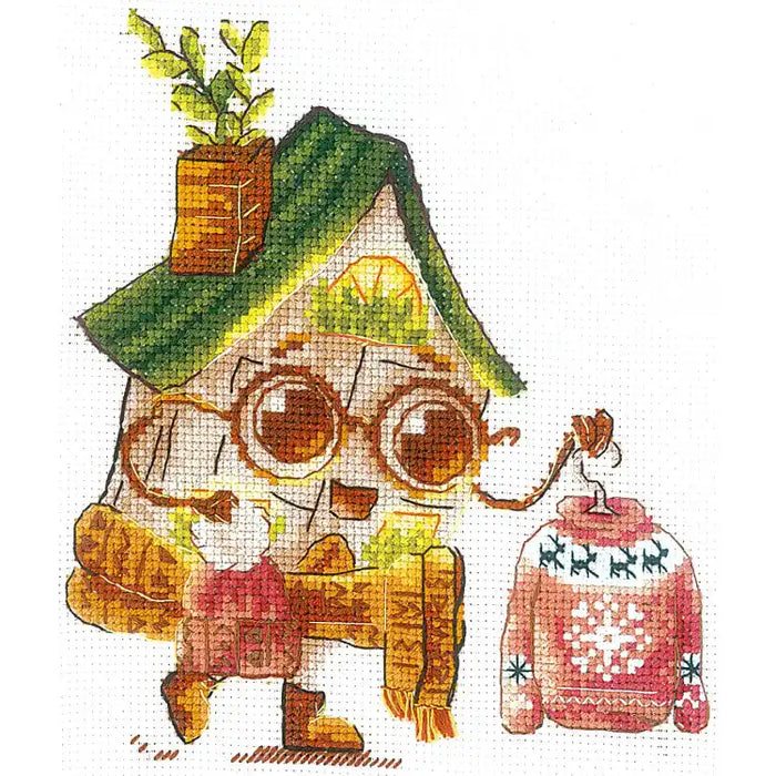 Cross Stitch Kit Andriana - "HOUSE. FASHIONISTA" SAND-30