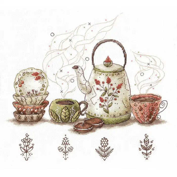 Cross Stitch Kit Andriana - TEA KEEPERS SANH-06
