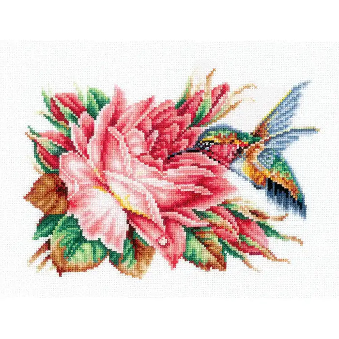 Cross Stitch Kit Andriana - HUMMINGBIRD AND ROSE SANK-43