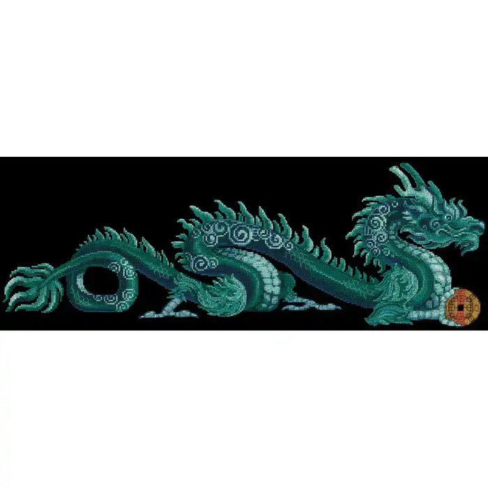 Cross Stitch Kit Andriana - "JADE DRAGON" SANN-34