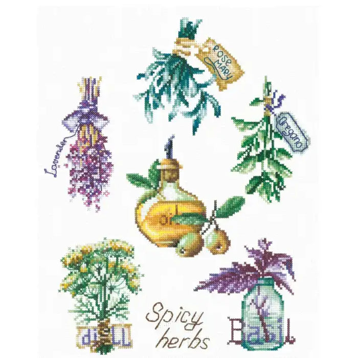 Cross Stitch Kit Andriana - SPICY HERBS SANP-46