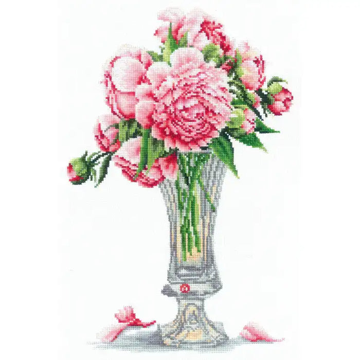 Cross Stitch Kit Andriana - PEONIES SANP-56
