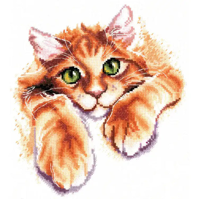 Cross Stitch Kit Andriana - "RED HAPPINESS" 17X18.5 CM SANR-56