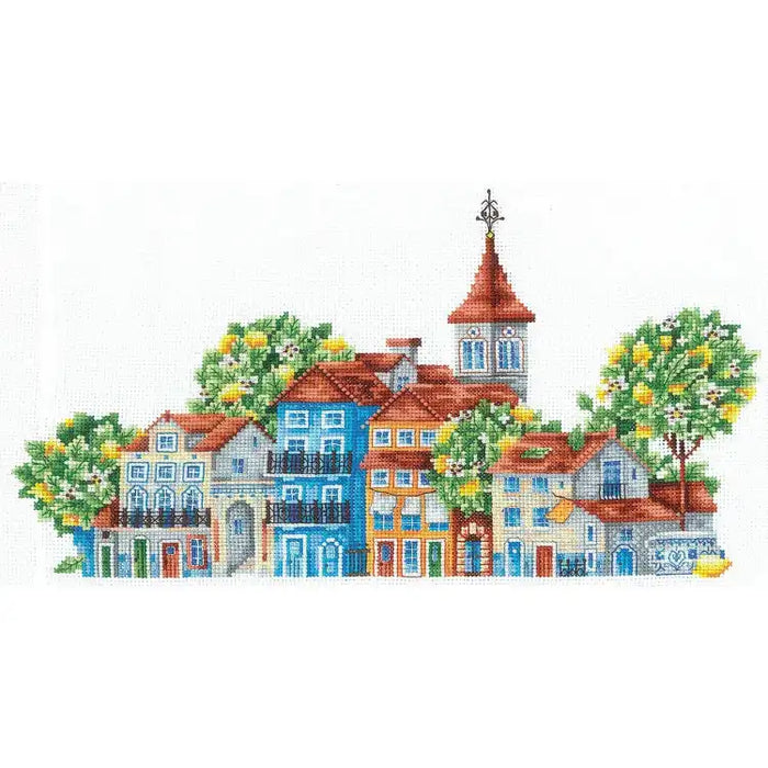 Cross Stitch Kit Andriana - COUNTRY OF LEMONS SANS-56