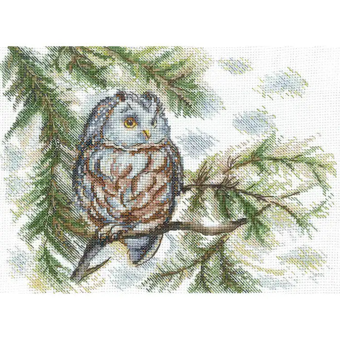 Cross Stitch Kit Andriana - "LITTLE OWL" 20X15 CM SANS-73