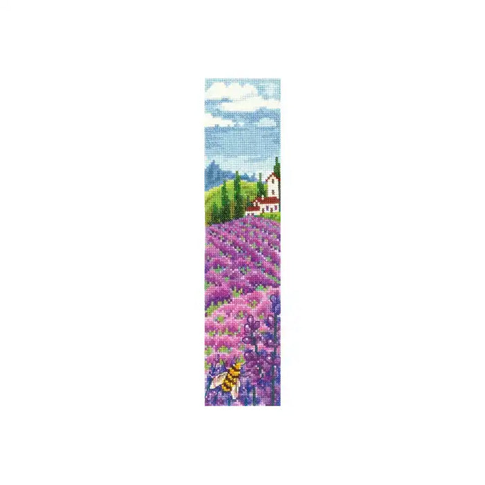 Cross Stitch Kit Andriana - BOOKMARK. LAVENDER FIELDS SANZ-54