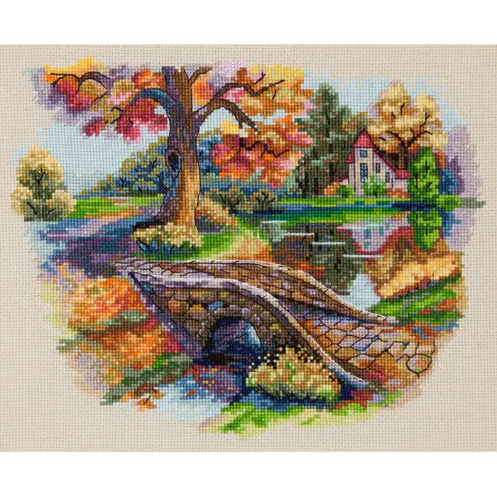 Cross Stitch Kit Merejka - AUTUMN LANDSCAPE SK103