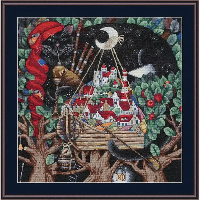 Cross Stitch Kit Merejka - THE OLD MELODY SK112