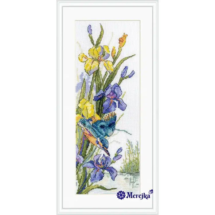 Cross Stitch Kit Merejka - KINGFISHER'S FLIGHT SK136