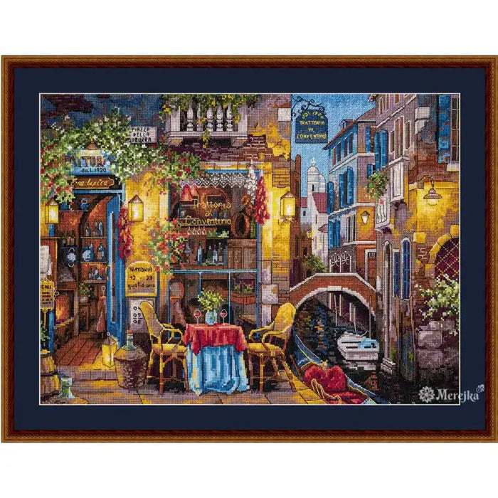 Cross Stitch Kit Merejka - OUR SPECIAL PLACE IN VENICE SK160