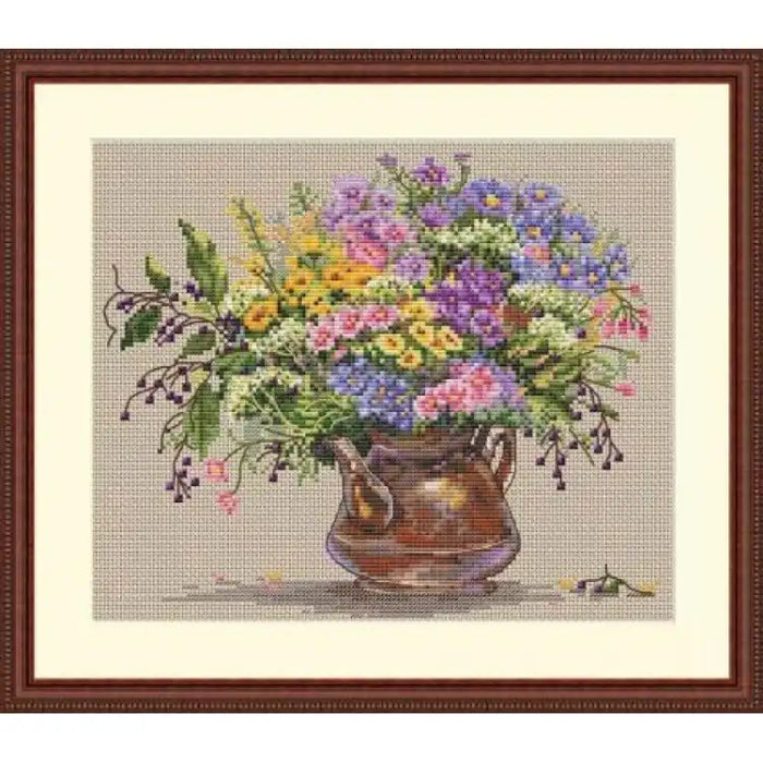 Cross Stitch Kit Merejka - WILD FLOWERS SK16