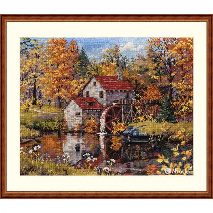 Cross Stitch Kit Merejka - WATERMILL SK171