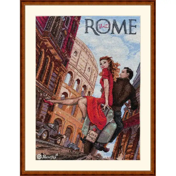 Cross Stitch Kit Merejka - VISIT ROME SK180