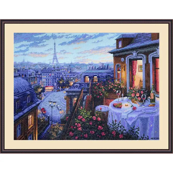 Cross Stitch Kit Merejka - PARIS EVENING DEJA VU SK188