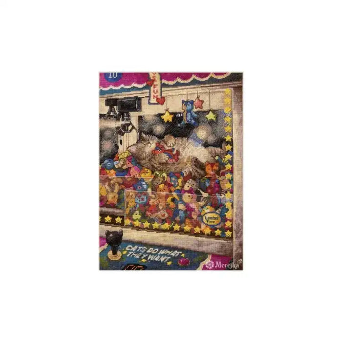 Cross Stitch Kit Merejka - CATS DO WHAT THEY WANT SK196