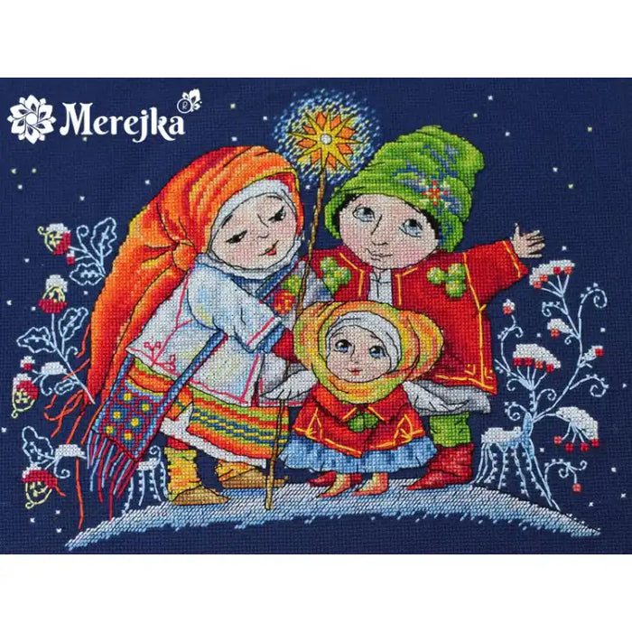 Cross Stitch Kit Merejka - CHRISTMAS STAR SK26