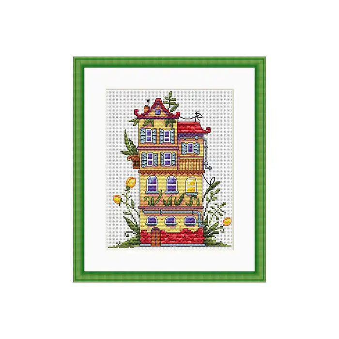 Cross Stitch Kit Merejka - SPRING HOUSE SK52