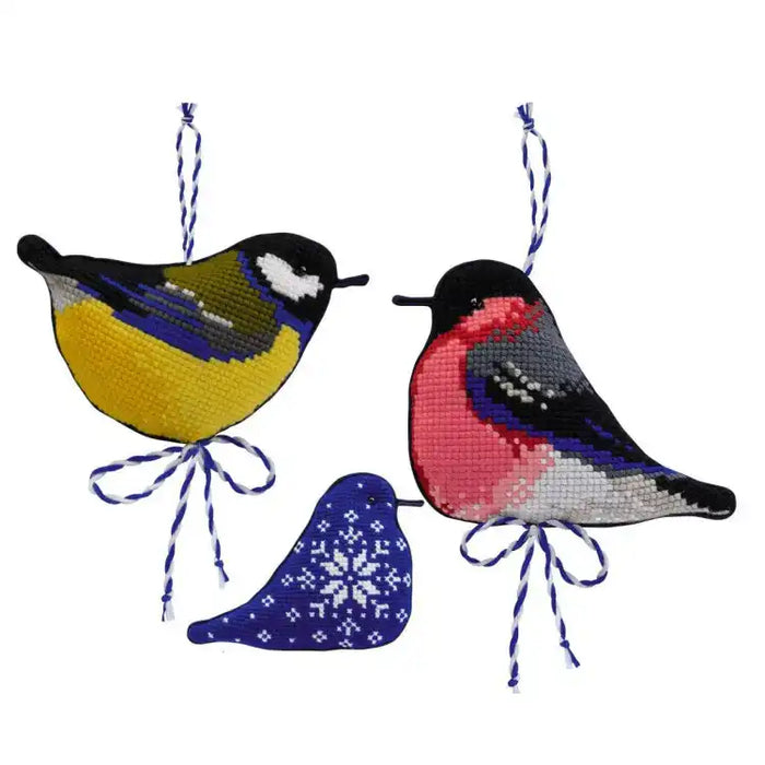 Cross Stitch Kit Riolis - WINTER BIRDS SR1742