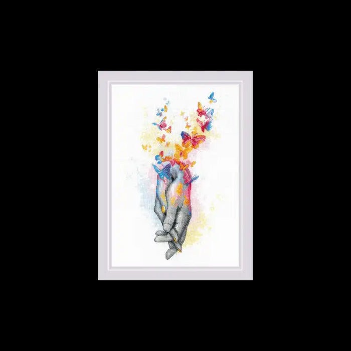 Cross Stitch Kit Riolis - LOVE IS IN THE AIR SR2104
