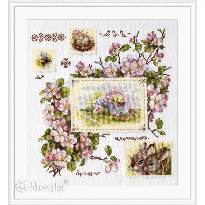 Cross Stitch Kit Merejka - SPRING SAMPLER SK120