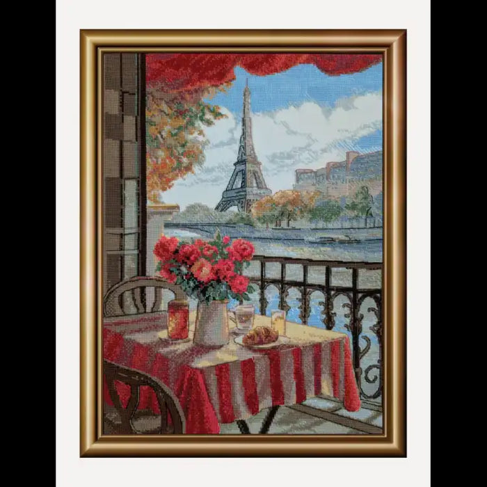 Cross Stitch Kit Riolis - "SUNNY PARIS" 30X40 CM SRA1013