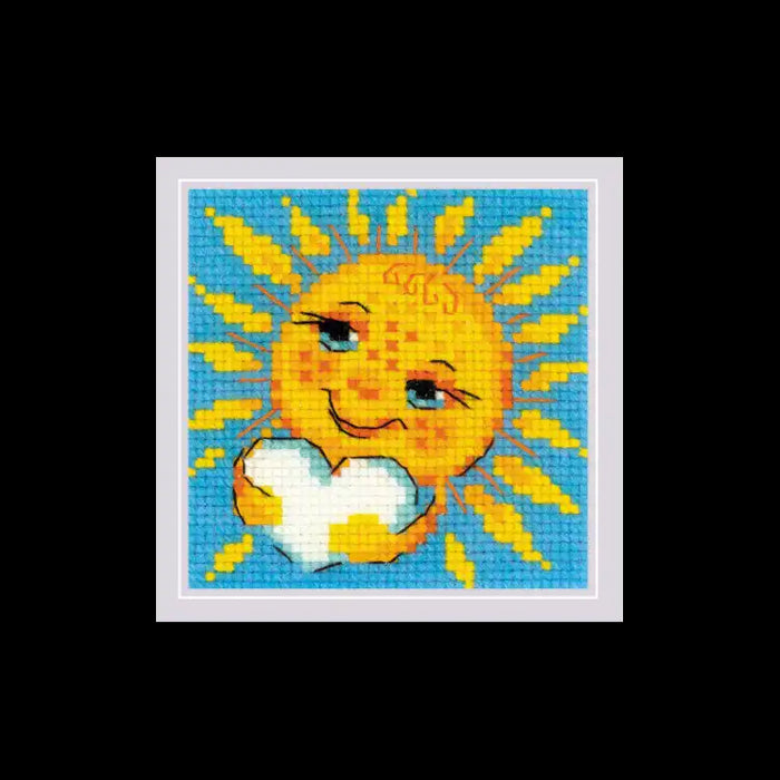 Cross Stitch Kit Riolis - SUNSHINE 10X10 SR2084