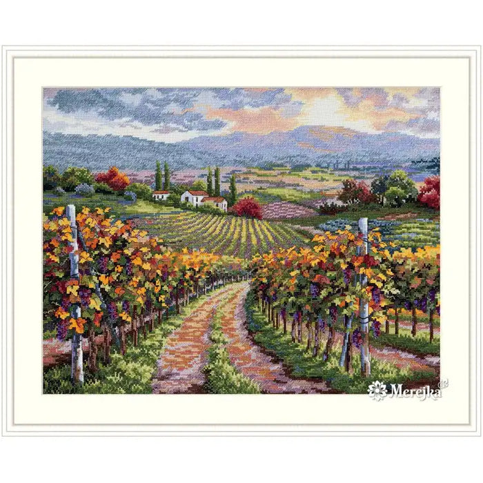 Cross Stitch Kit Merejka - VINEYARD HILL SK164