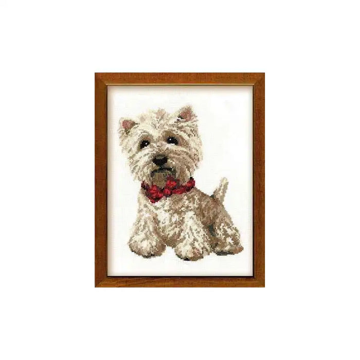 Cross Stitch Kit Riolis - WEST HIGHLAND WHITE 945