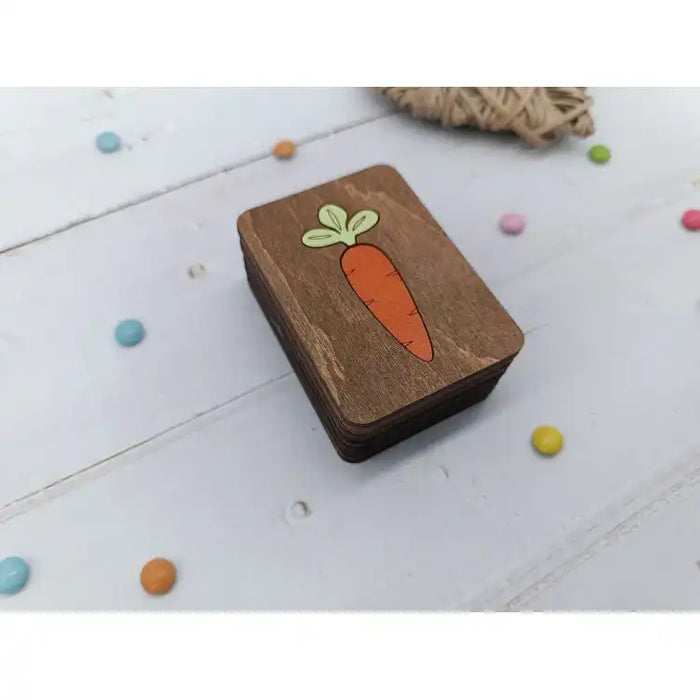 WOODEN BOX. CARROT KF057/32