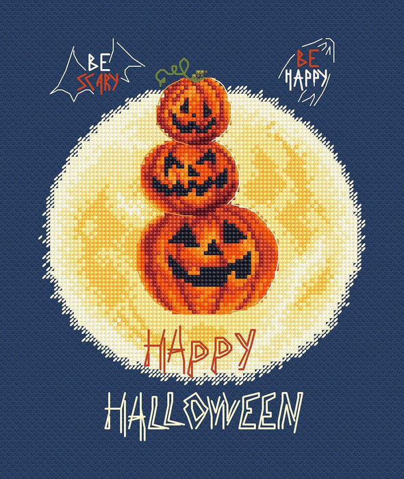 Cross Stitch Kit LetiStitch - Pumpkin's Party - HobbyJobby