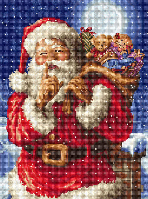 Cross Stitch Kit LetiStitch - Santa’s secret - HobbyJobby