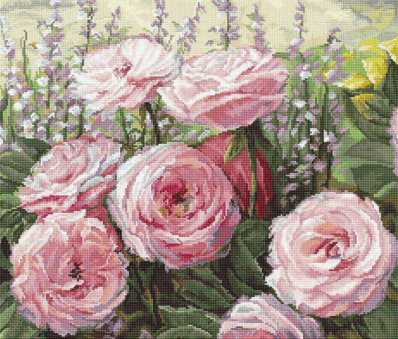 Cross Stitch Kit LetiStitch - Summer Bloom, Leti952 - HobbyJobby
