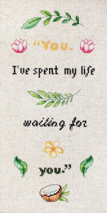 Cross Stitch Kit Luca-S - Slogan - HobbyJobby
