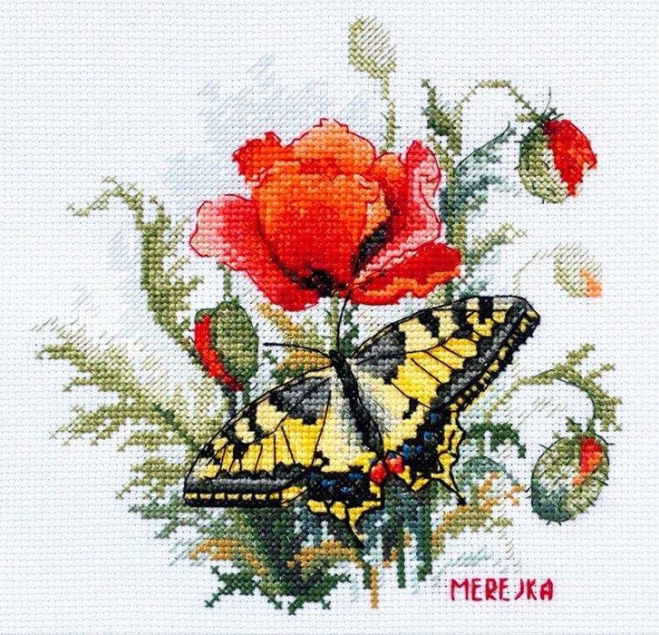Cross Stitch Kit Merejka - Summer Meadow, K-206 Cross Stitch Kits - HobbyJobby