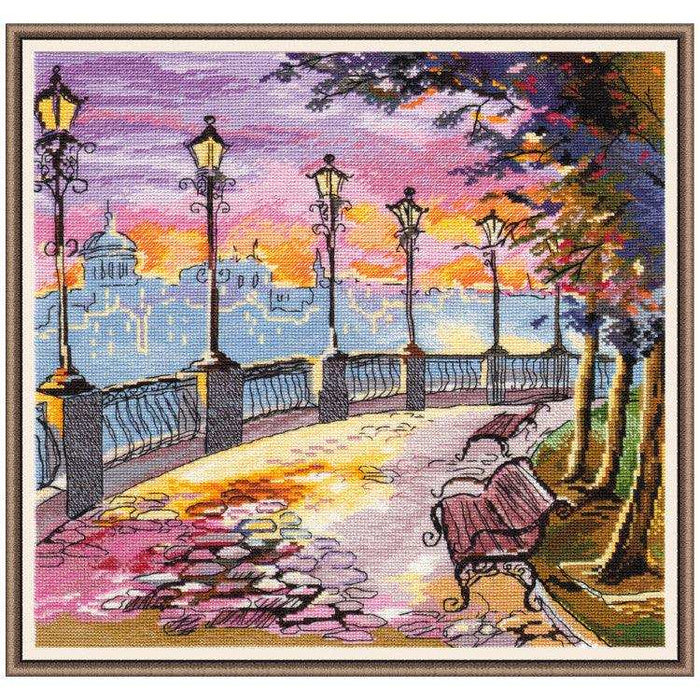 Cross Stitch Kit Oven - Embankment, S1007 Oven Cross Stitch Kits - HobbyJobby