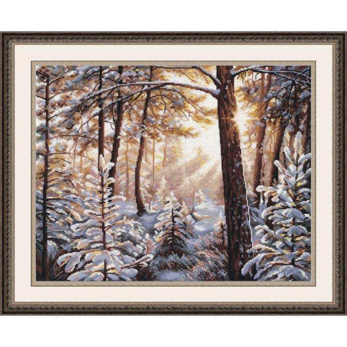 Cross Stitch Kit Oven - Frost and Sunlight, S1166 Oven Cross Stitch Kits - HobbyJobby