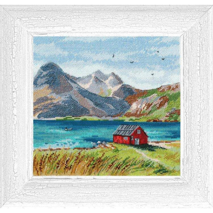 Cross Stitch Kit Oven - Lofoten Islands, S1280 Oven Cross Stitch Kits - HobbyJobby