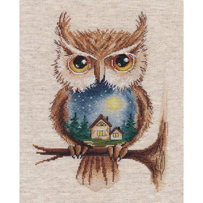 Cross Stitch Kit Oven - Moon night, 1368 Oven Cross Stitch Kits - HobbyJobby