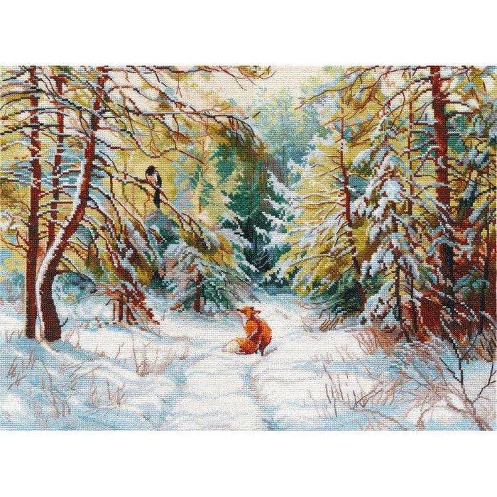 Cross Stitch Kit Oven - What a meeting!, S1492 Oven Cross Stitch Kits - HobbyJobby